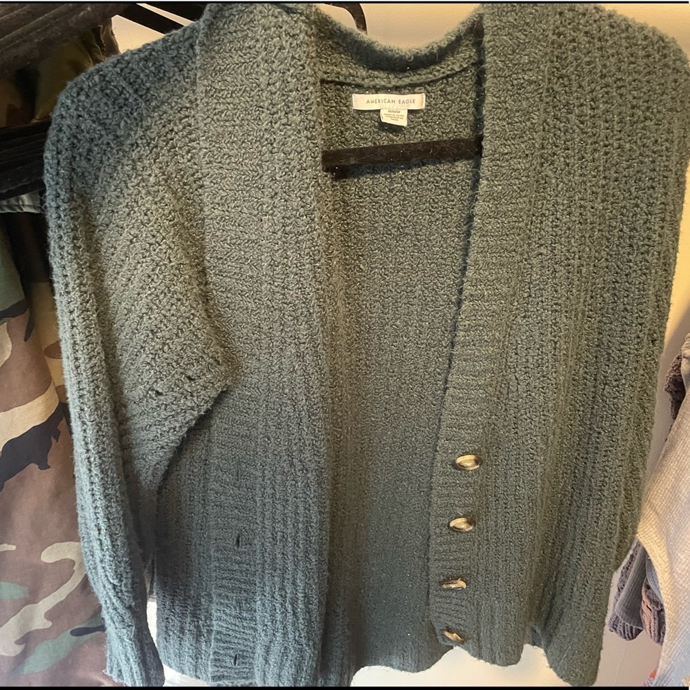 Olive Cardigan